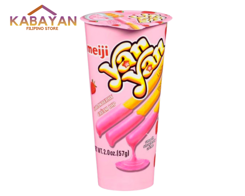 Yan Yan Strawberry Stick with Dip 57g