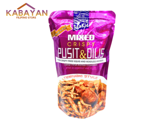 Seakid Mixed Crispy Pusit and Dilis 40g