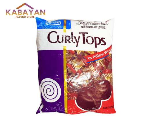 Curly Tops in Pillow Wrap Milk Chocolate 150g