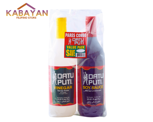 Datu Puti Value Pack Soy Sauce and Vinegar 2L