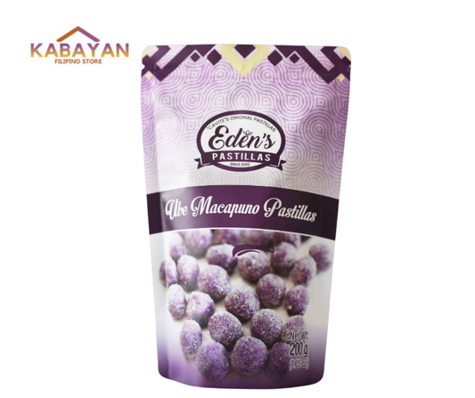 Eden Pastillas Ube Macapuno 200g
