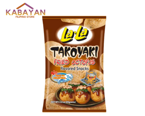 LaLa Takoyaki Fried Octopus Snacks 85g