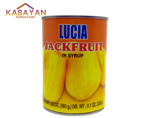 Lucia Jackfruit in Syrup 20oz 565g – Kabayan Filipino Store
