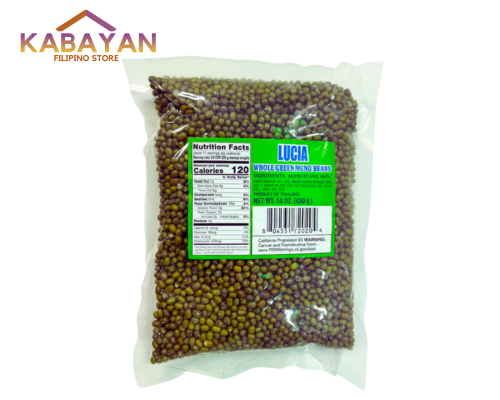 Lucia Mung Bean Green Whole 12oz