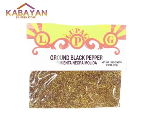 Lupag Ground Black Pepper Pimienta 17g