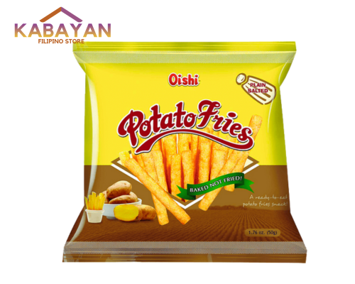 Oishi Potato Fries Plain Salted 50g