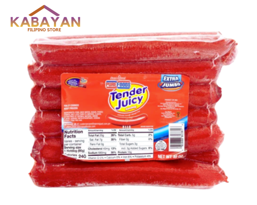 Purefoods (JUMBO) Tender Juicy Hotdog 40oz