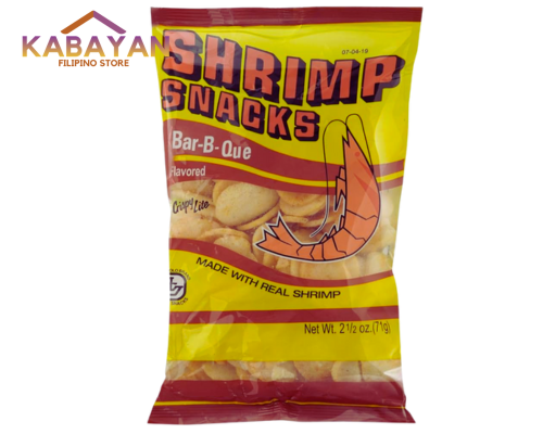 Shrimp Chips Snacks Bar-B-Que Crispy Lite 71g