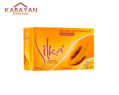 Silka Papaya Soap (Orange) 135g