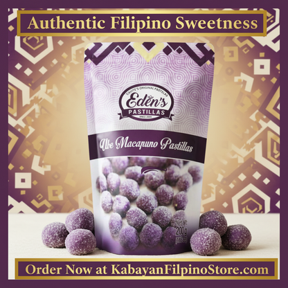 Eden Pastillas Ube Macapuno 200g